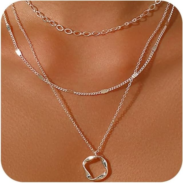 Detalle de MOROTOLE mehrreihige Halsketten 925