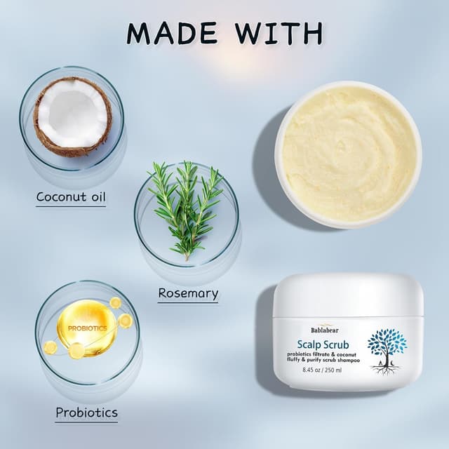 Detalle de Kopfhautpeeling Tiefenreinigung gegen Schuppen