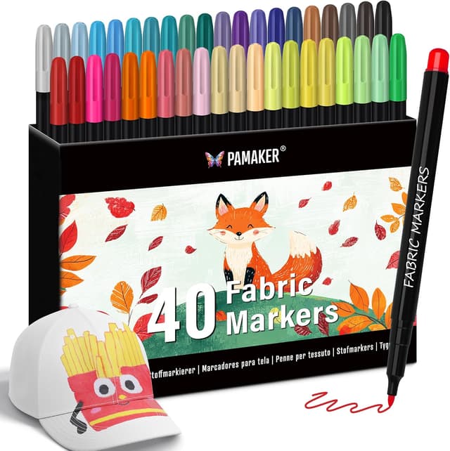 Detalle de Pamaker 40 Textilstifte 🖍