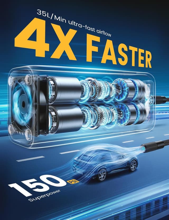 Thumbnail 2 de Lamicall Tire Inflator 150 PSI