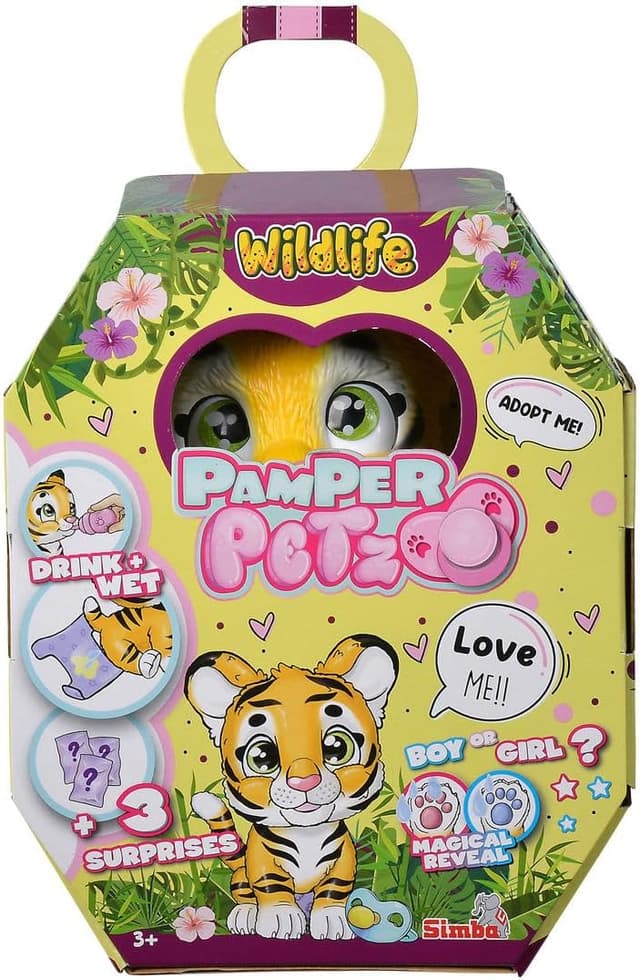 Detalle de Simba Pamper Petz Tiger 105953575 con hidratación