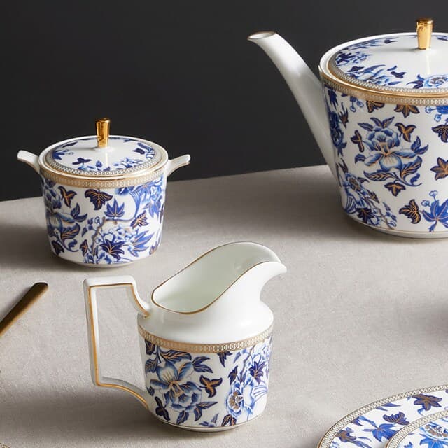 Thumbnail 5 de Wedgwood Lechera Hibiscus 22K 🎨