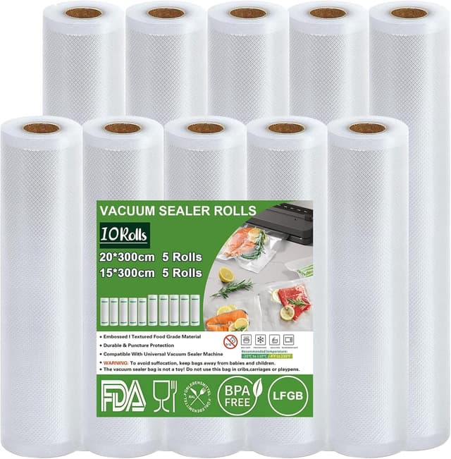 Thumbnail 6 de Omtofo Vakuumierfolie 9 Rollen 190µm