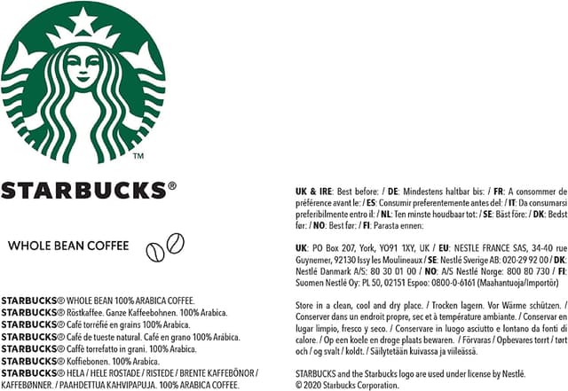 Thumbnail 6 de STARBUCKS Colombia Tostado Medio Café en Grano 450g x4