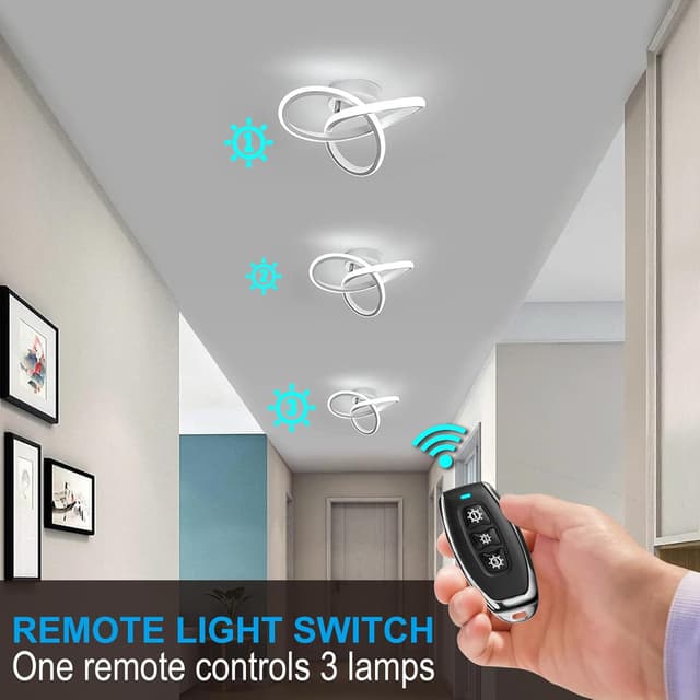 Detalle 2 de Thinkbee Funklichtschalter (Lichtschalter Set) mit zusätzlicher Fernbedienung – kabelloser Schalter für Innen und Außen