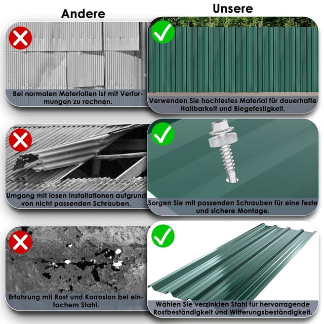 Thumbnail 4 de Dach-Wellplatten aus verzinktem Stahl