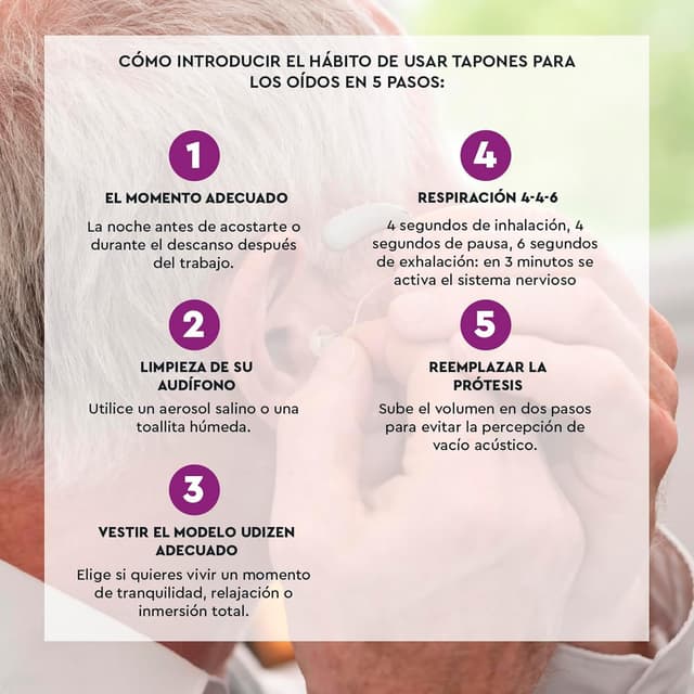 Thumbnail 2 de UdiZen Astral Tapones -40dB ultrasuaves