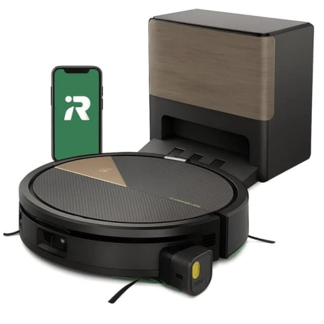 Detalle de iRobot Roomba Max 705 Combo con Base AutoWash y mopa autolimpiante 🤖
