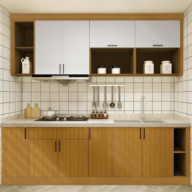 Detalle de Hode Carta adesiva in pellicola PVC effetto legno 40x300 cm per mobili, cucina e pareti