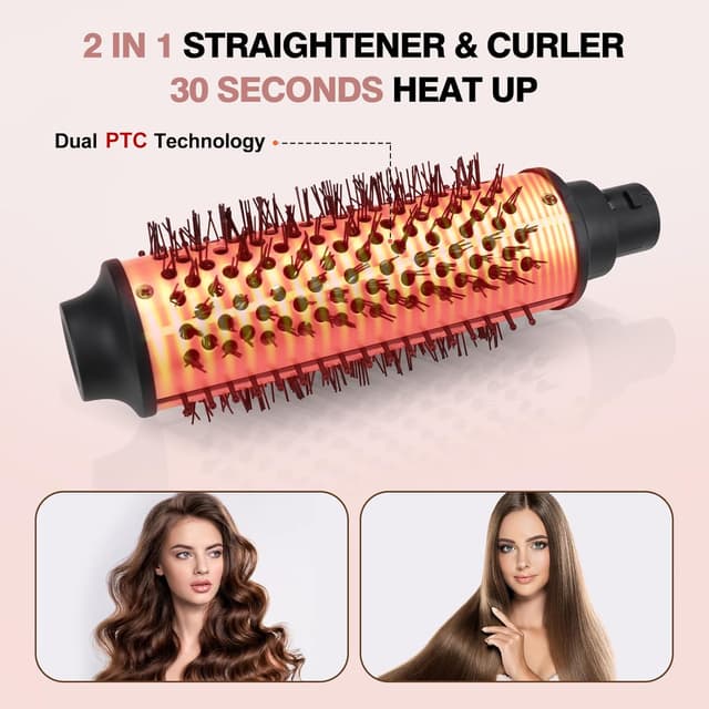 Detalle de Tiwiche Thermal Brush Set 3-in-1 heated curling
