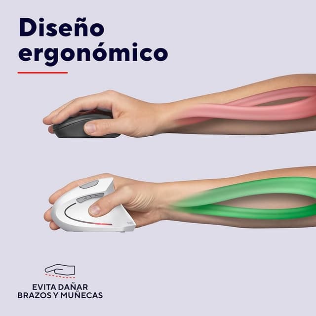 Detalle de Trust Verto Ratón ergonómico 10 metros