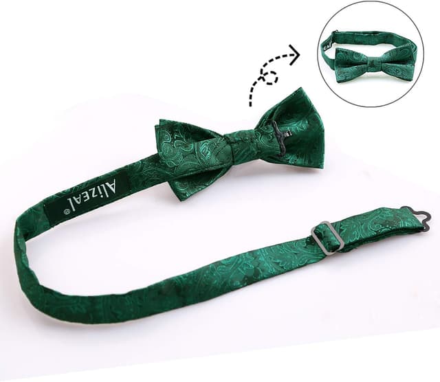 Detalle 2 de Alizeal Boys bow tie set 87 cm