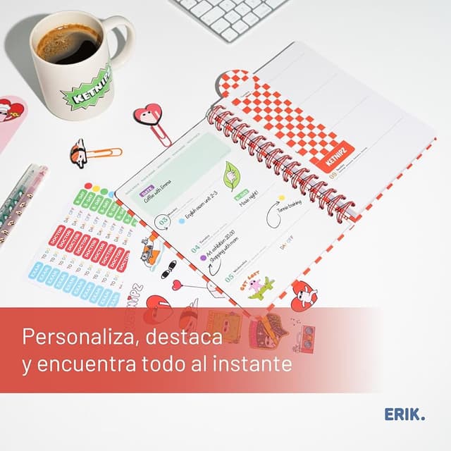 Thumbnail 4 de Grupo Erik Agenda escolar 2025-2026 Semana Vista A5 Ketnipz 2025