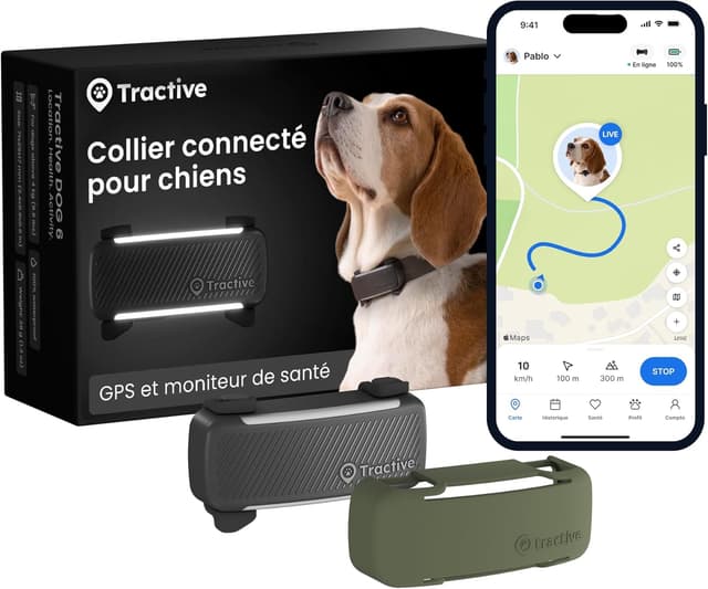 Imagen de Tractive Collier GPS Chien Connecté 14 jours en OfertitasTOP