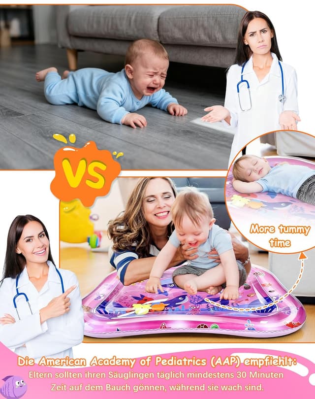 Detalle 1 de Wincany Wassermatte Baby Spielzeug 3-12 Monate