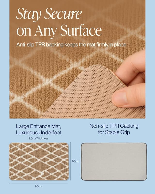 Detalle de Nest & Nibble indoor door mat 60 x 90 cm