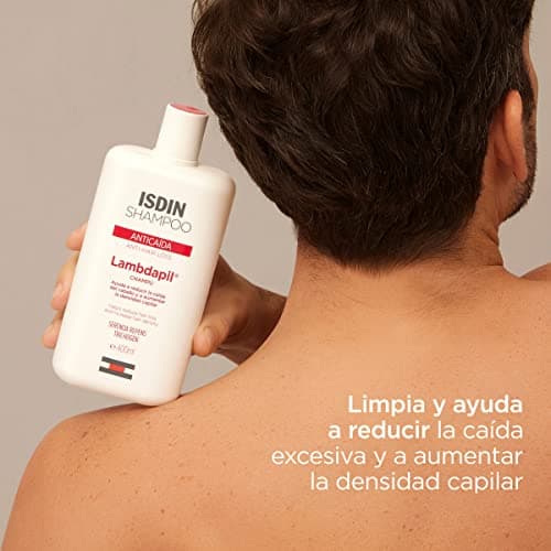 Detalle de ISDIN Lambdapil Champú 400 ml para caída capilar