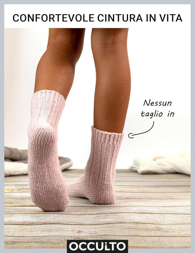 Thumbnail 3 de Occulto Niki Calze Calde di Lana Bambini 6 pezzi