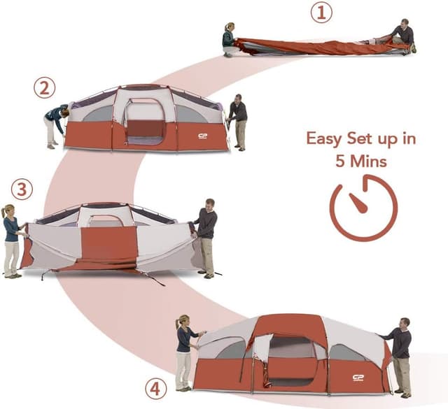 Detalle de CP Tent 8 Person Camping Tent