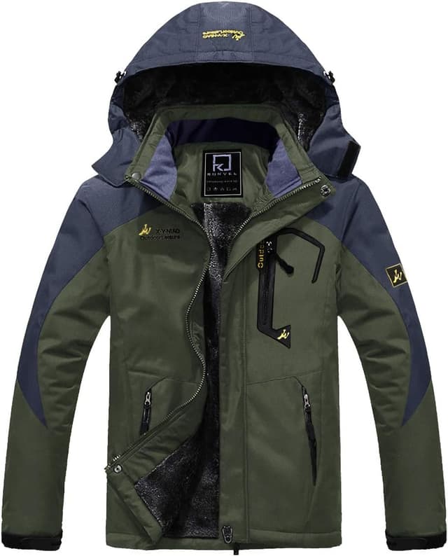 Thumbnail 6 de R RUNVEL Men’s Waterproof Fleece Jacket 1