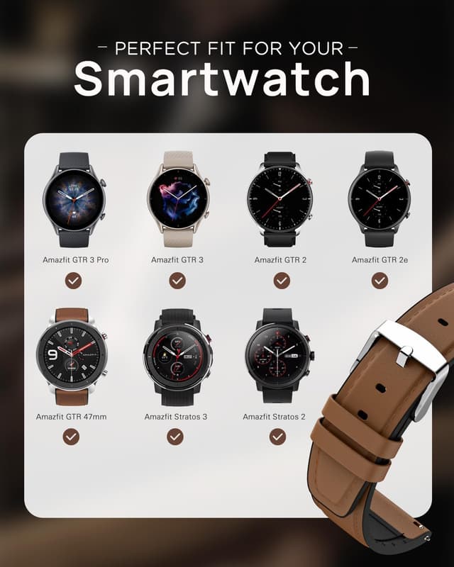 Detalle 2 de MoKo correa híbrida 22 mm Amazfit