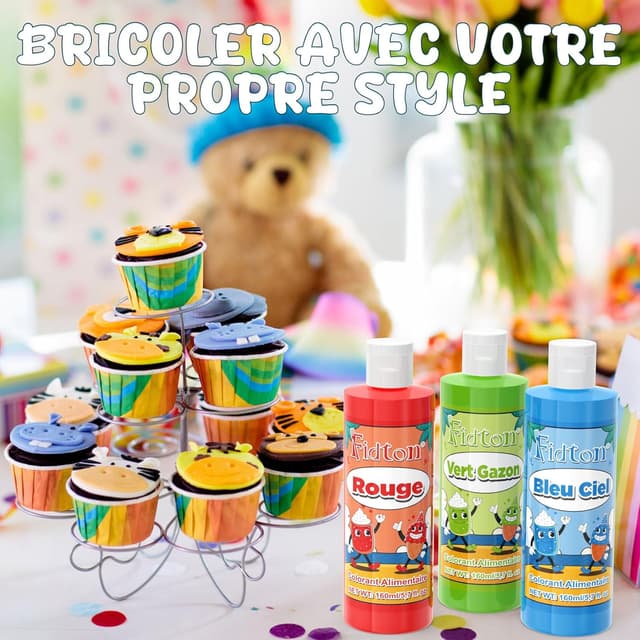 Thumbnail 5 de Fidton Colorants Alimentaires 160 ml Vert Gazon