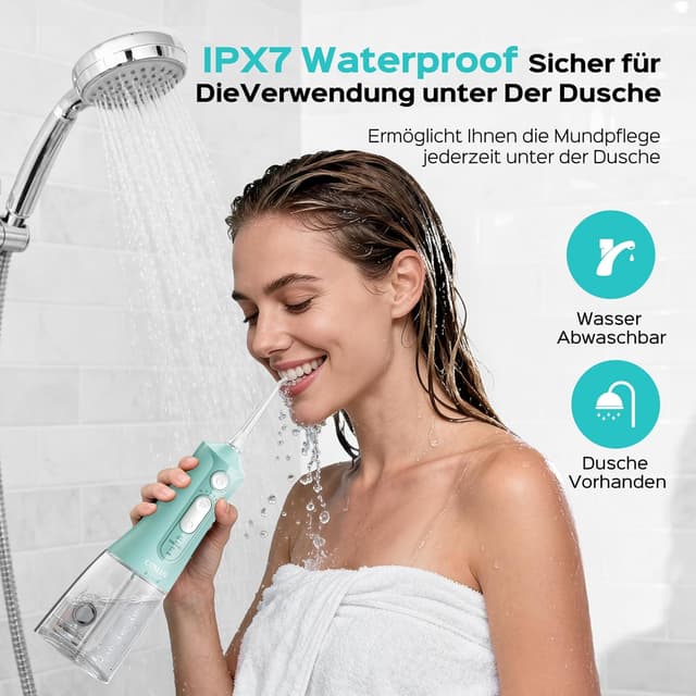 Thumbnail 6 de COSLUS C51 Munddusche Grün kabellos