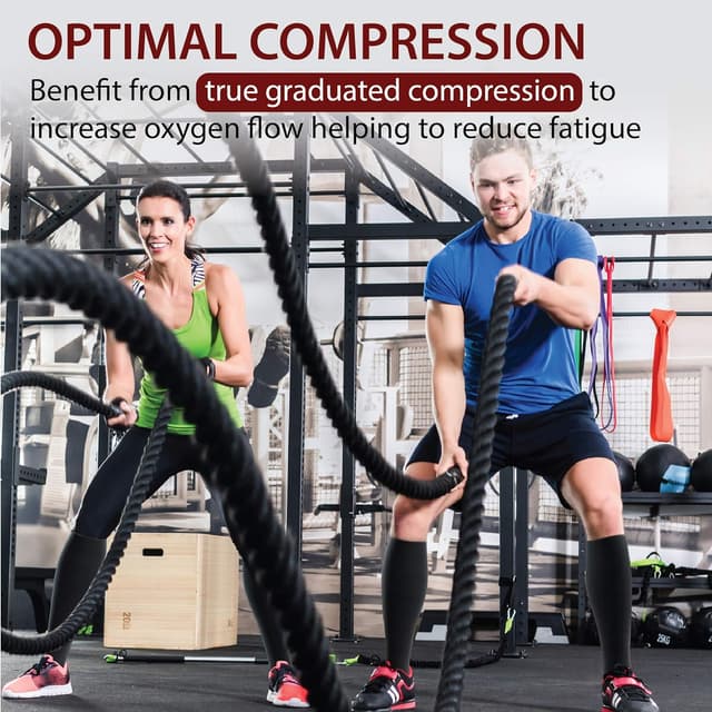 Detalle de Rymora Compression Socks for Men and Women – Sports, Running, Work & Flights