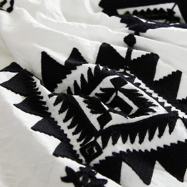 Thumbnail 5 de MaiRêve Embroidery Comforter Set Queen 90x90