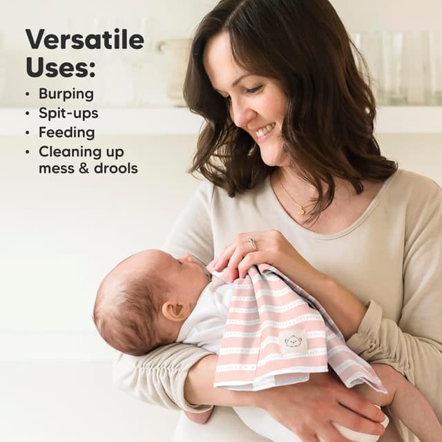 Thumbnail 6 de Organic Burp Cloths 6-Pack ⚡