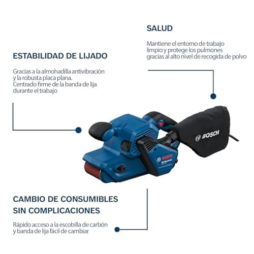 Thumbnail 2 de Bosch Professional GBS 750 lijadora de banda 850 W ðŸ›