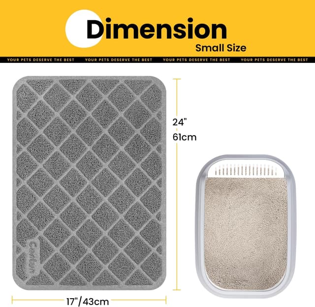 Thumbnail 1 de Conlun Cat Litter Mat 61x43 cm