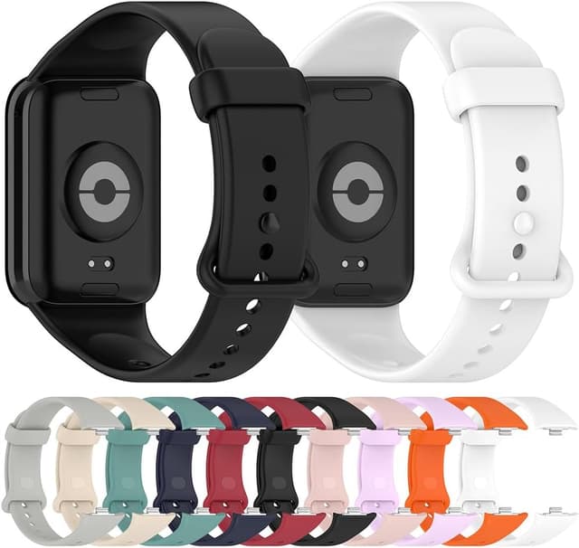 Detalle 2 de BYISYUE Silicone Watch Strap for Redmi Watch 4/5 & Xiaomi Smart Band 8 Pro/9 Pro