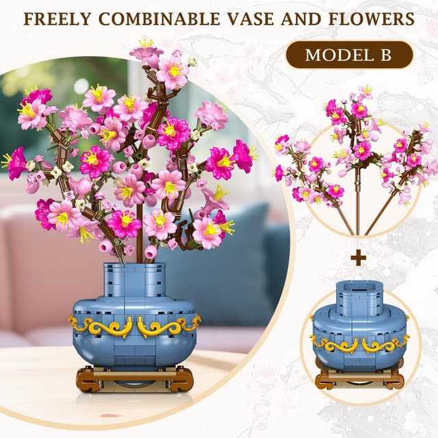 Thumbnail 4 de HOGOKIDS Flowers Cherry-Blossom Bonsai 775PCS