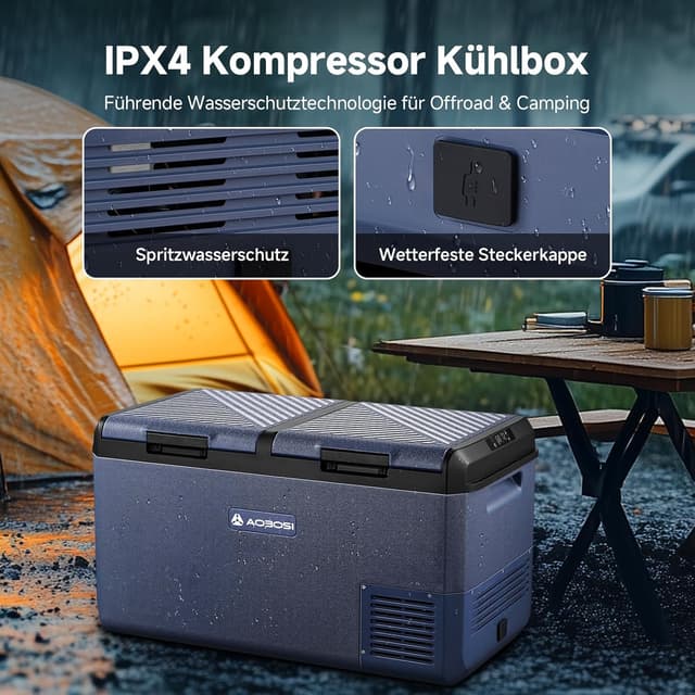 Detalle 2 de AAOBOSI Kompressor-Kühlbox 75 l Dual Zone