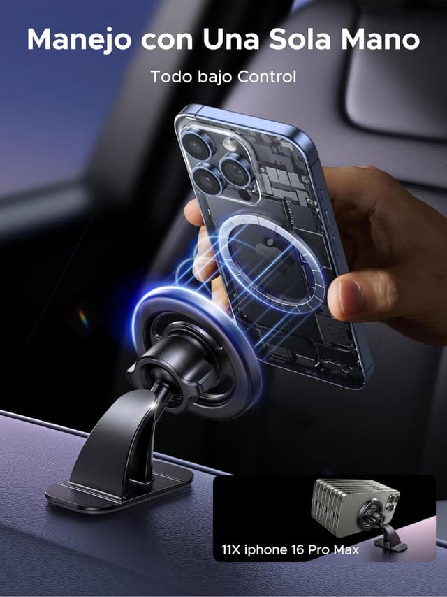 Thumbnail 5 de UGREEN Soporte Móvil Coche MagSafe 2 en 1 Gancho y Base Adhesiva