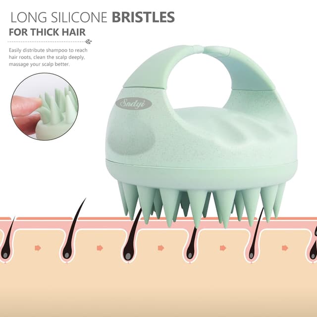 Thumbnail 2 de Sndyi Scalp Massager Shampoo Brush for Dandruff Removal