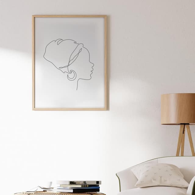 Detalle de Puthiac 16x20 Solid Oak Wood Picture Frame (Plexi Front) — Fits 12x16 with Mat or 16x20 Without Mat, Wall Display Only