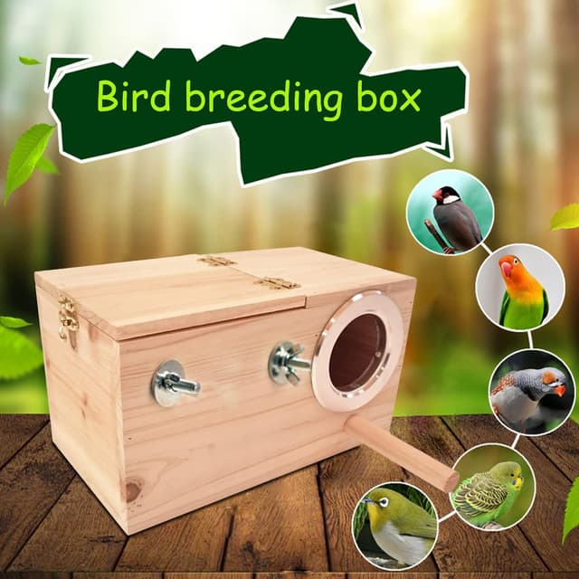 Thumbnail 6 de Joyeee Large Bird Breeding Box with Stand 🐦