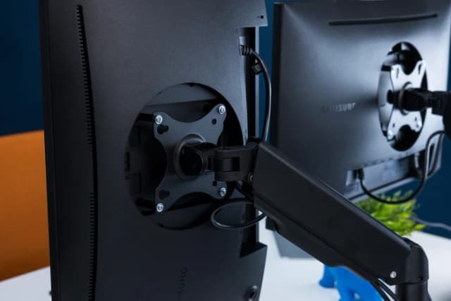 Thumbnail 8 de BlueBuilt Monitorhalterung Feder für 2 Monitore