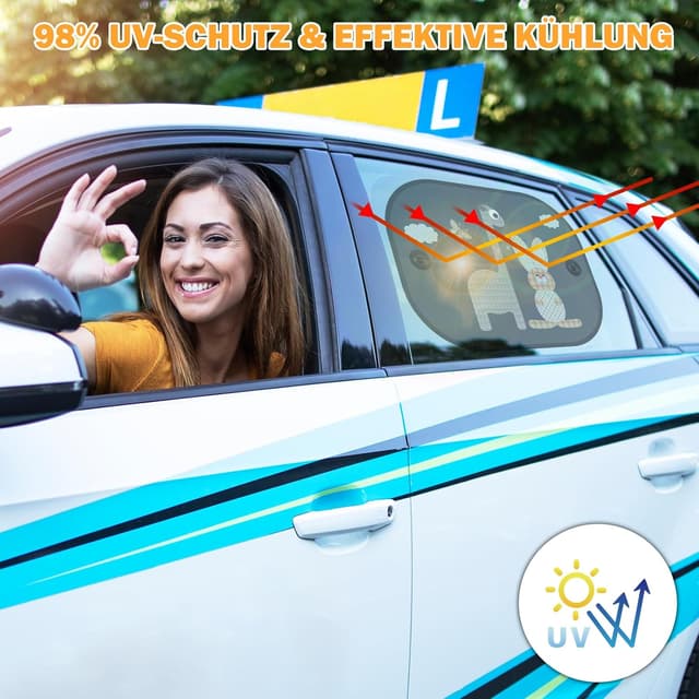 Detalle 2 de Tendine parasole auto bambini 45x35,5 cm