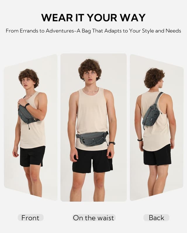 Detalle 2 de WATERFLY Bauchtasche 1,5 l Anti-Diebstahl