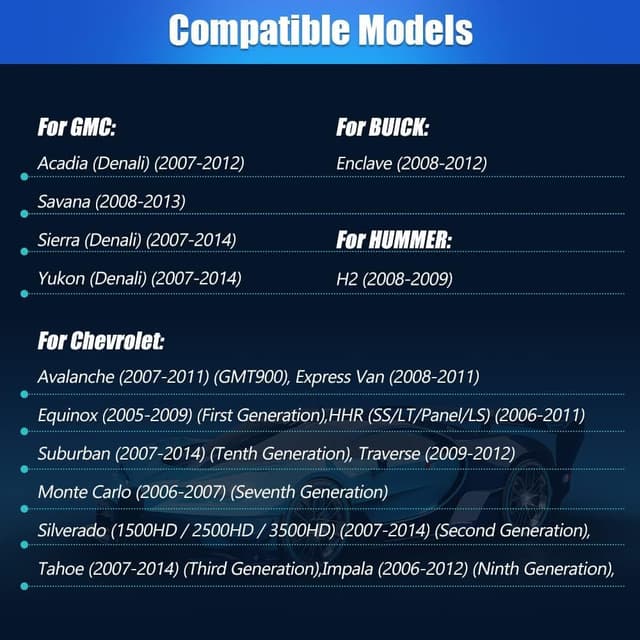 Detalle 2 de Junsun 4Core 64GB Android 13 Car Stereo Head Unit for Select Chevy Silverado, Tahoe, GMC Sierra/Yukon (2007–2013)