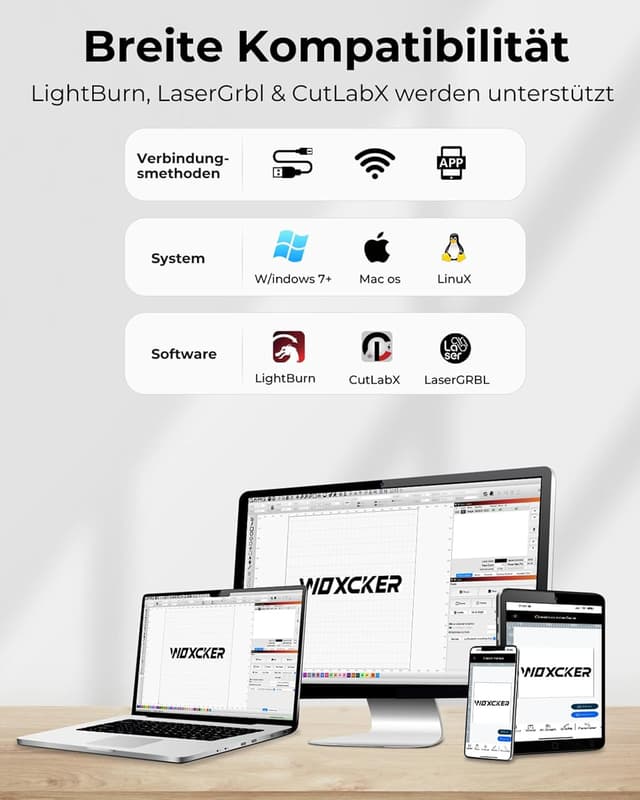 Thumbnail 6 de L2 MAX Laser Graviermaschine 10W