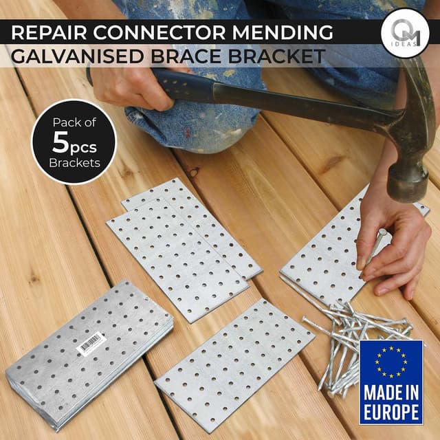 Detalle 2 de OMIDEAS Flat Joining Plates 200 x 100 x 2