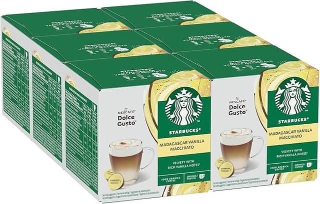 Imagen de STARBUCKS Vanilla Macchiato ☕️ Nescafé Dolce Gusto 72 Cápsulas en OfertitasTOP