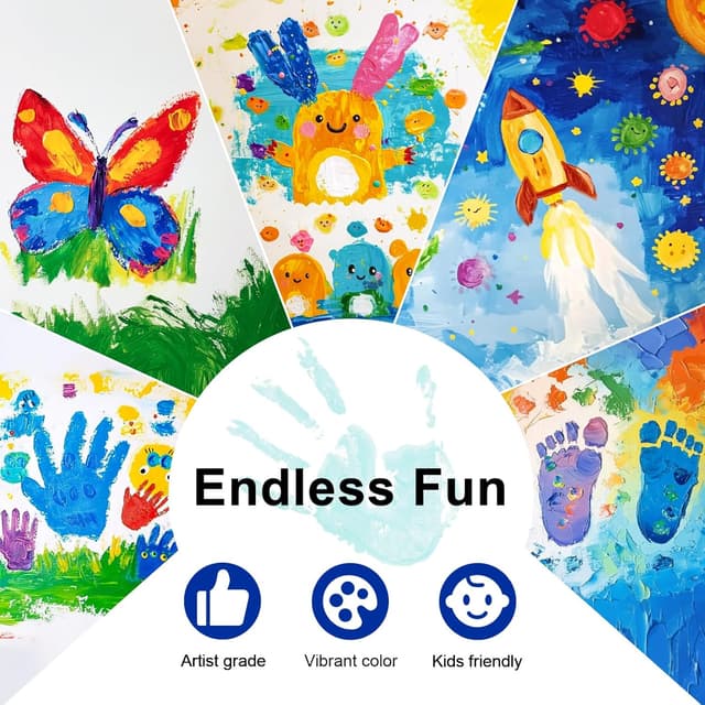 Thumbnail 6 de Smallbudi 15 Colors Washable Tempera Paint 1000ml 🎨