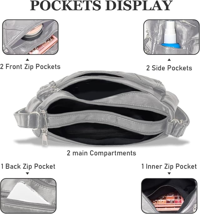 Thumbnail 6 de LassZone Soft PU Leather Handbag