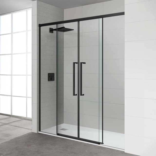 Imagen de Ibermampara Estambul-8 mampara ducha 195 cm, 8 mm en OfertitasTOP