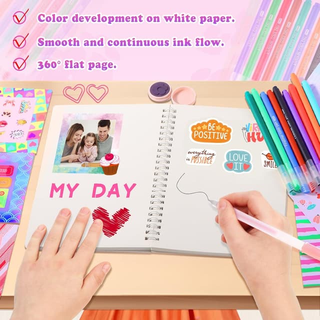 Thumbnail 2 de Nsrzua DIY Journal Kit for Girls 8-14 📒